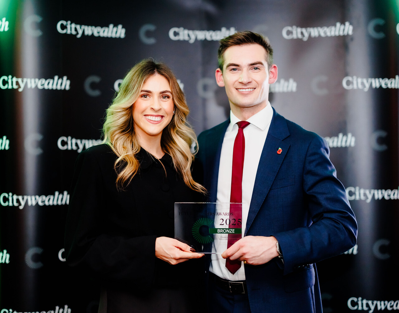 Amy Stewart – Vice President VAR Capital wins at the Citywealth Future Leaders Awards for Private Investment/Family Office Individual of the Year